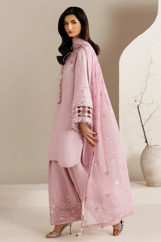Zilverah embroidered raw silk formal wear dress available to buy online in Norway