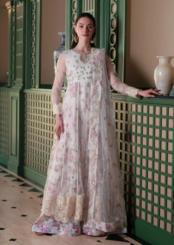 Zilverah Kiara embroidered party wear gown – buy online Norway